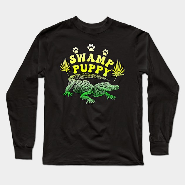 Swamp Puppy Long Sleeve T-Shirt by Worldengine